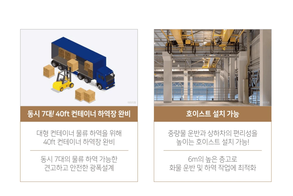 지하 3층 섹션오피스 전용 주차장 및 전용 엘리베이터 연계 동선 안내